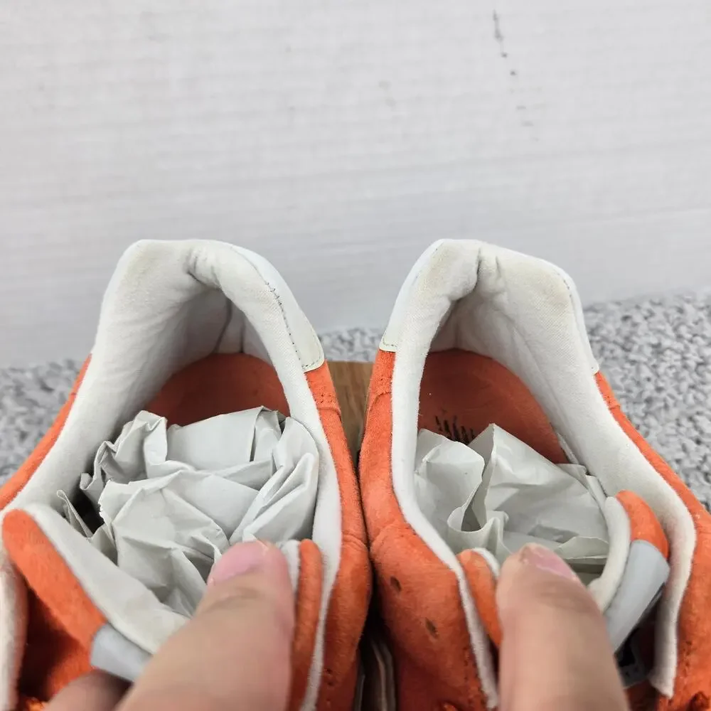 New Balance Mens 10.5D J. Crew x 1400 USA Orange Suede Athletic Casual Sneaker